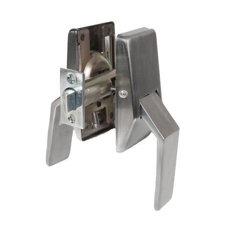 Trimco Right Hand Push Pull Latchset Both Levers Down Steralloy 1562ARH-5-52.710